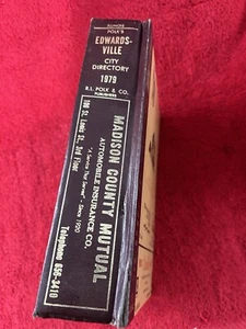 1979 Edwardsville Illinois Polk Directory Hardcover - Bild 1 von 7