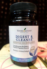 Digest & Cleanse Essential Oil Supplement Young Living NEW 30 Softgels Digestion