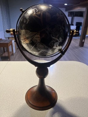 Globo terráqueo vintage de 8 pulgadas con imágenes de horóscopo/zodiaco Foto 1 de 3