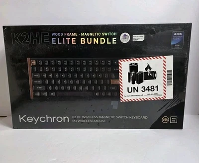 Keychron K2 HE Keyboard and M3 Lite Mouse Wireless Elite Bundle New Sealed  - Image 1 of 4