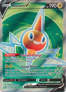 UR-01 Holo Rotom V (arte completo) 176/196 ultra raro SWSH11: origen perdido - Imagen 1 de 1