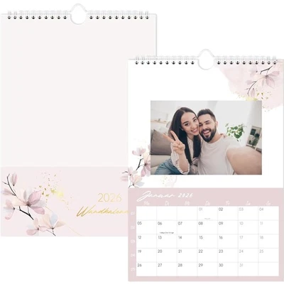 Fotokalender 2026, Bastelkalender, Wandkalender, DIY, A4, Fotos, Erinnerung