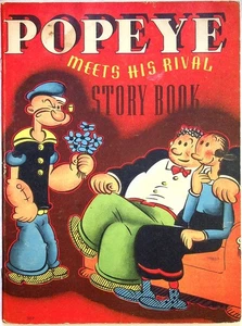 Popeye Meets His Rival Story Book HC #507 VG 1937 - Picture 1 of 2