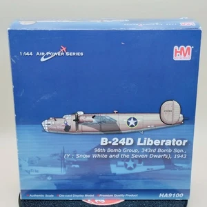 Hobby Master 1/144 B-24D Liberator 1943 98th Bomb Group Snow White HA9100 - Picture 1 of 14