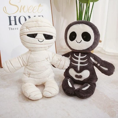 Halloween Creativo Momia Calavera Hombre Peluche Juguete Fantasma Muñeca Colgante Suave Relleno Foto 1 de 4