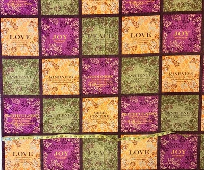 Brother Sister Design Studio Fabric Fruit of the Spirit 1 Yard - Image 1 of 4