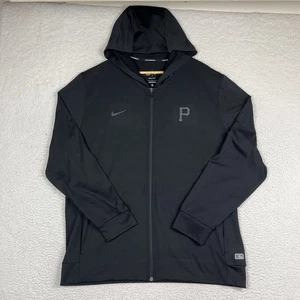 Nike Baseball Pittsburgh Pirates Hoodie Reißverschluss Herren Large schwarz Teamausgabe Drifit - Bild 1 von 8