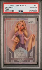 Disney Topps 2023 cromo Rapunzel #67 rosa/399 PSA 10 - Imagen 1 de 2
