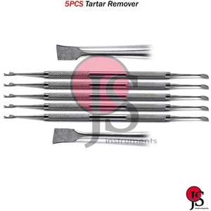 Dentalhygiene Zahnsteinentferner Scaler Zahnschaber Zahnreinigungsinstrumente X5 - Bild 1 von 3