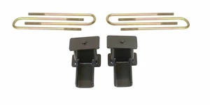 MaxTrac 4" Rear Lift Blocks & U Bolts for 17-20 Ford F-250 / F-350 Dually 4WD - Picture 1 of 5