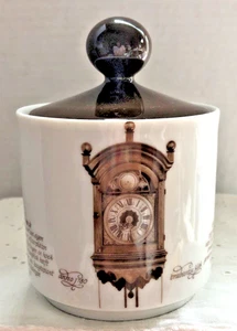Antico orologio design tè/zuccheriera di Mitterteich porcellana Germania - Foto 1 di 14