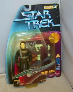 1997 PLAYMATES STAR TREK WARP FACTOR SERIES 3 CADET DATA ACTION FIGURE 65116 MIP - Picture 1 of 2