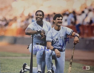 Don Mattingly Dave Winfield New York Yankees Autographed 11x14 BAS COA - Picture 1 of 1