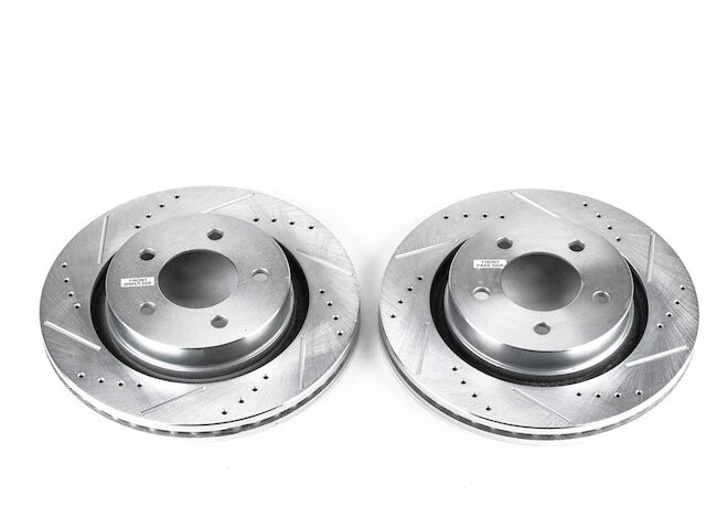 Front Brake Rotor Set For 99-04 Chrysler Dodge 300M Concorde LHS Intrepid WQ16R3 - Image 1 of 1