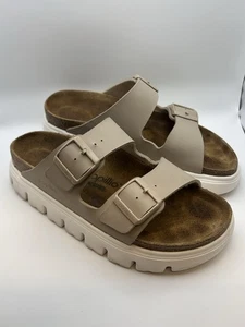 Birkenstock Arizona Platform Chunky Papillio Wedge Slides Womens 40 US 9-9.5 - Picture 1 of 10