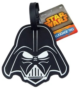 Star Wars Darth Vader Luggage Backpack Laptop School Bag Tag Black/White Buckles - Picture 1 of 3
