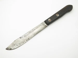Vintage Geneva Tempered Hi-Carbon USA 5.87" Butcher Chef Kitchen Knife - Picture 1 of 5