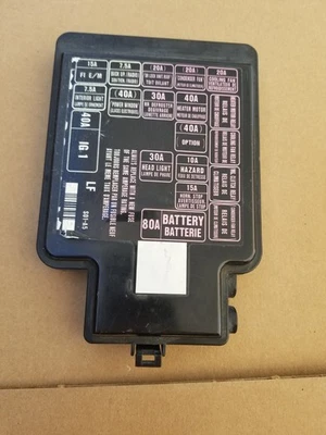 96-00 EK Honda Civic Fuse Box Block Cover OEM Lid Factory 96 97 98 99 00 - Image 1 of 3