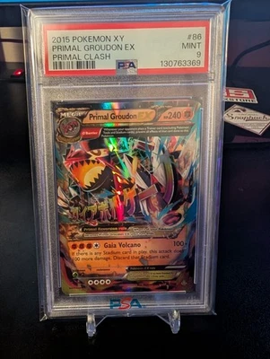 2015 PRIMAL GROUDON EX #86 PSA 9 POKEMON XY PRIMAL CLASH - Image 1 of 2