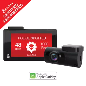 Cobra Smart Dash & Rear Cam SC 200D QHD 1600P WiFi GPS ricondizionato - Foto 1 di 8