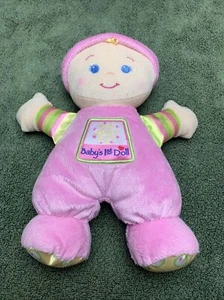 Fisher Price Babys erste Puppe rosa Satin Baby Rassel Lovey 10,5 Zoll Plüsch Stofftier - Bild 1 von 8