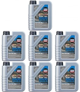 ★ 7 Liqui Moly 0W-20 Top Tec 6600 Synthetic Engine Oil 22044 BMW Longlife-17FE+  - Picture 1 of 3