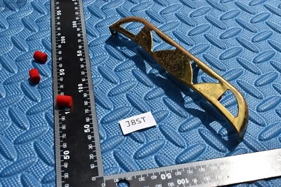 Conn Etched Shooting Stars alto Saxophone keyguard key brass cover sax #J8ST - Image 1 of 4