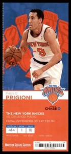 Orlando Magic vs. Knicks December 6, 2013 Ticket Stub - Pablo Prigioni - Picture 1 of 2