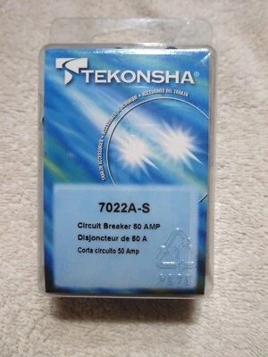 Tekonha # 7022A-S - Disyuntor 50 amperios 12 voltios - ¡NUEVO con envío GRATIS! Foto 1 de 4
