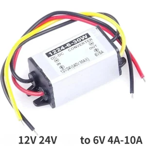 DC 12V 24V a 6V 4A - 10A Buck convertidor de alimentación reductora fuente de alimentación impermeable - Imagen 1 de 12