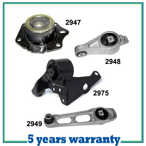 M945 Motor & Trans Mount Set 4PCS For 2000-2001 Dodge Plymouth Neon 2.0 For Auto - Image 1 of 4