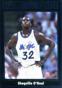 SHAQUILLE O'NEAL ~ 1993 Cartwright's Player's Choice Blue Foil NBA Card #1 