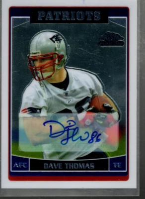 A0893- 2006 Topps Chrome Rookie Autographs #236 David Thomas D Auto - NM-MT - Image 1 of 2