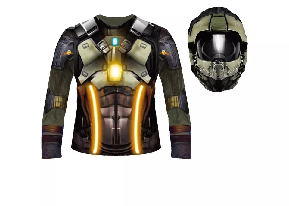 HMS Fortnite 灵感儿童升华服装衬衫和连帽 - Dark Voyager — 第 1/1 张图片