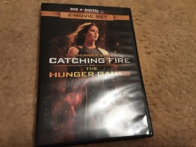 The HUNGER GAMES + CATCHING FIRE DVD+Digital Ultraviolet 2-Movie Set. Bin1 - Image 1 of 4
