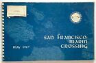 Oficjalne niezrealizowane 1967 PLANY TRANSPORTU ZATOKI SAN FRANCISCO SZALONE mosty i c