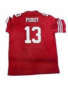 Brock Purdy Mens Size Med 49ers Red  Home Jersey Niners