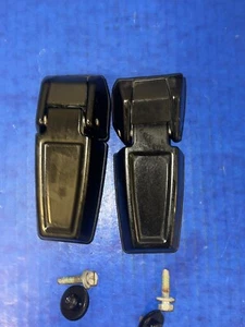 2006-2010 Jeep Commander Rear Window Lift Gate Glass Hinge Set OEM Black SUV - Picture 1 of 2