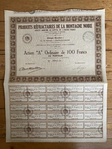 PRODUITS REFRACAIRES DE LA MONTAGNE NOIRE (CASTELNAUDARY 11) (N) - Picture 1 of 1