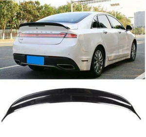1X For Lincoln MKZ 2013-2021 Glossy Black Sedan Rear Tail Trunk Lip Spoiler Wing - Picture 1 of 6