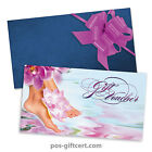 Gift vouchers + envelopes + pull bows for foot and nail care, podiatry FU1204GB