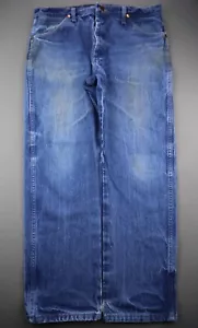 Herren Wrangler 13MWZ Jeans Straight Medium Wash Größe 36x29 - Bild 1 von 9