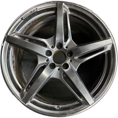 Mercedes-benz 20x11 Gt BLACK REAR Wheel OEM Rim Factory Stock 2016-2021 - Image 1 of 4