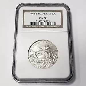 2008 S Bald Eagle Half Dollar 50c NGC MS70 Commemorative Collector Coin AZ4359 - Picture 1 of 4