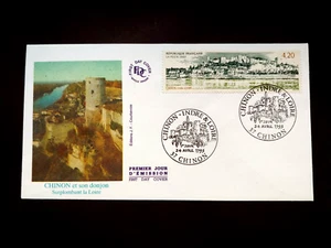1993 CHINON ON FRANCE FRANKREICH FDC K2 - Picture 1 of 2