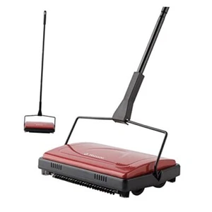  Carpet Sweeper Cleaner for Home Office Low Carpets Rugs Undercoat Dark Red - Picture 1 of 7