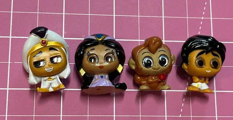 Disney Doorables - Aladdin Characters - Lot of 4 Jasmine Abu Cover