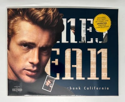 Hollywood Legends James Dean First Day Souvenir Includes Full Sheet of Stamps - Image 1 of 3