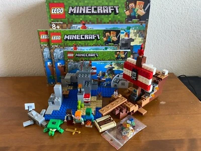 Conjunto LEGO: 21152 navio pirata aventura 100% completo WI/WB Minecraft - Imagem 1 de 4