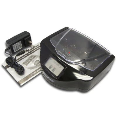 FC999 Alkaline NiMh NiCd AA AAA AAAA C D 9V 9 Volt Battery Universal Charger - Image 1 of 4